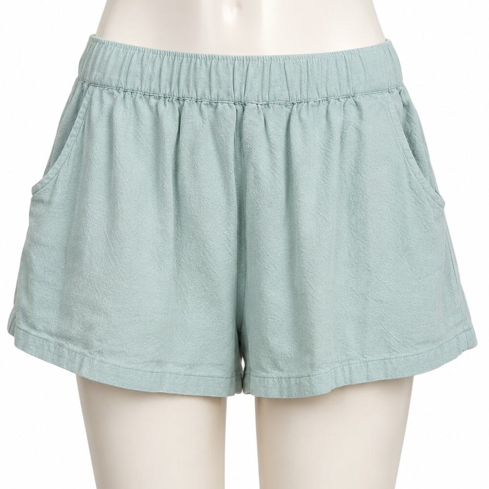 Free People Cotton Pull On Shorts Mint Green Women’s L